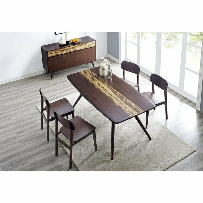 Greenington Azara Solid Bamboo Dining Table with Exotic Tiger