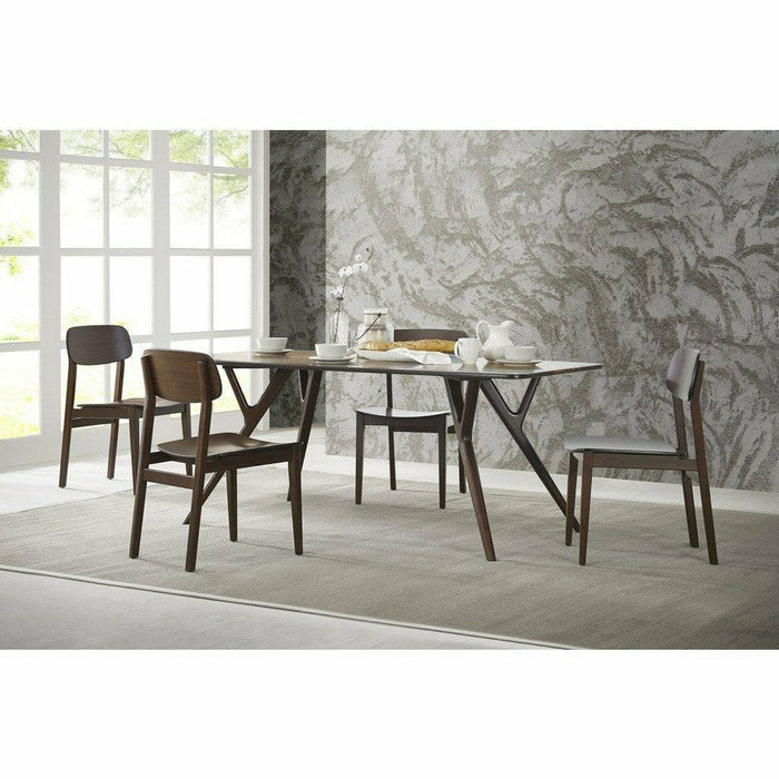 Greenington Azara Solid Bamboo Dining Table with Exotic Tiger