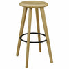 Greenington Mimosa Solid Bamboo Bar Height Stool, Caramelized, (Set of 2)