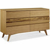 Greenington Azara Solid Bamboo Six Drawer Double Dresser, Tiger Accent