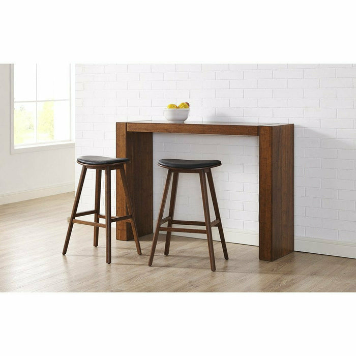 Greenington Corona Counter Stool With Leather Seat, Exotic, (Set of 2)