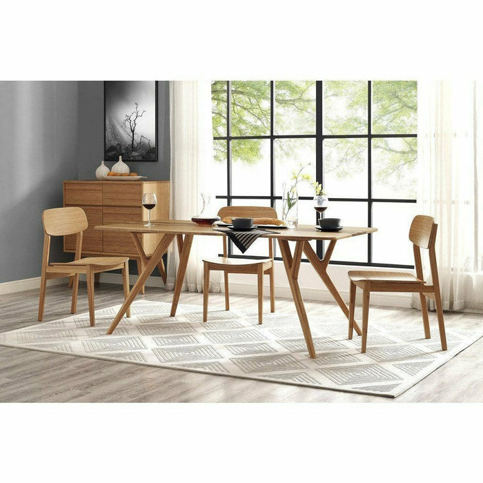 Greenington Azara Solid Bamboo Dining Table with Exotic Tiger