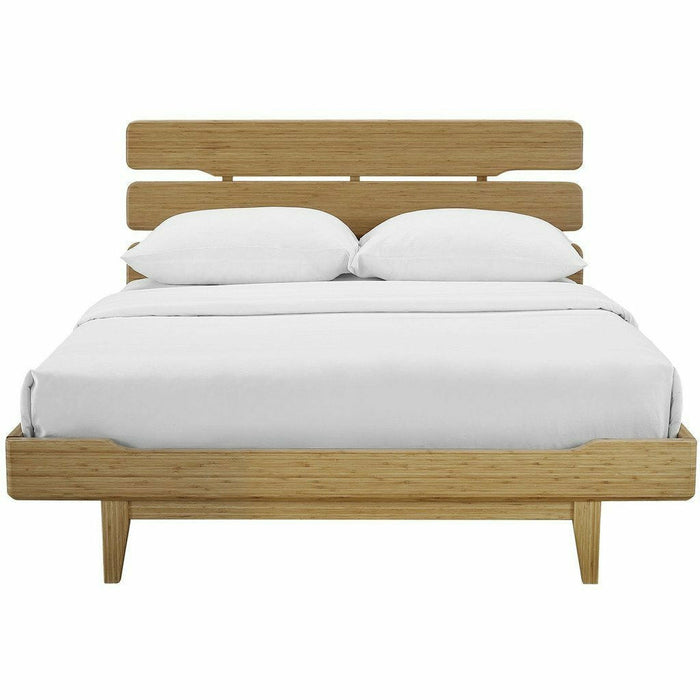 Greenington Currant Solid Bamboo Platform Bed, Caramelized
