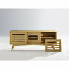 Greenington Azara Solid Bamboo Media Cabinet, Exotic Tiger