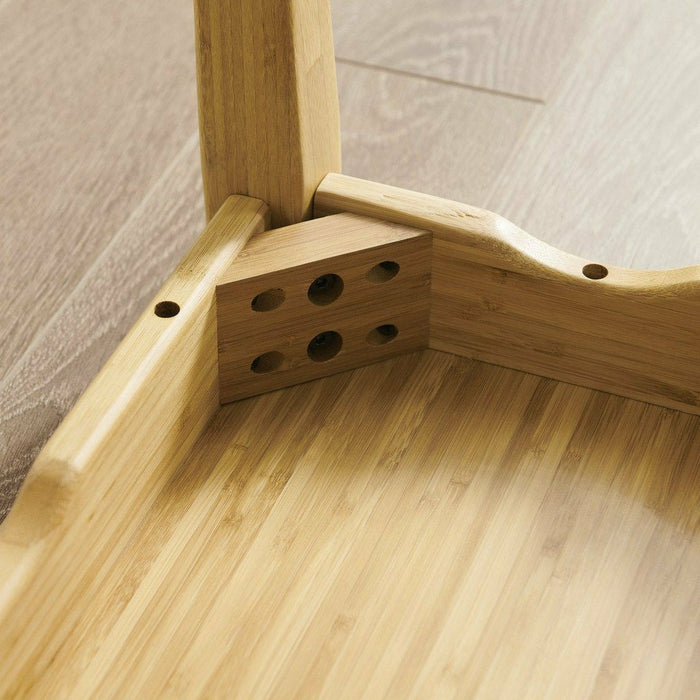Greenington Currant Solid Bamboo Short Bench, Caramelized