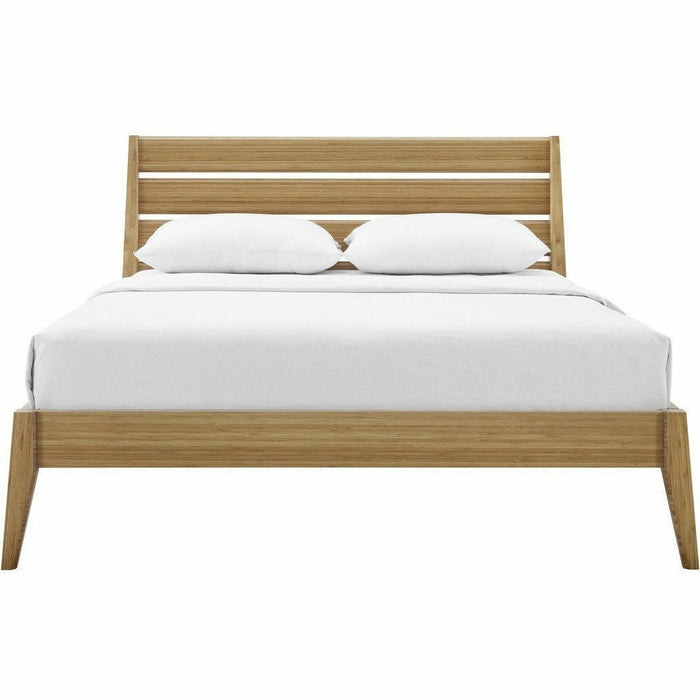 Greenington Sienna Solid Bamboo Platform Bed, Caramelized