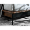 Greenington Park Avenue Solid Moso Bamboo Platform Bed with Fabric, Ruby
