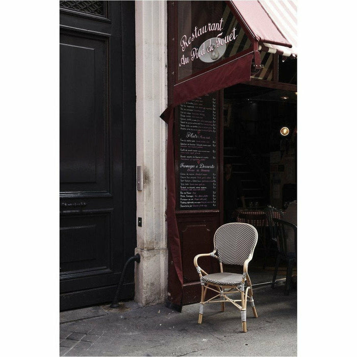 Sika-Design Affaire Isabell Bistro Stacking Arm Chair, Indoor/Covered Outdoor-Dining Chairs-Sika Design-Heaven's Gate Home, LLC