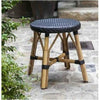 Sika-Design Affaire Simon Rattan Dining Stool, Stackable, Indoor/Covered Outdoor-Stools-Sika Design-Heaven's Gate Home, LLC