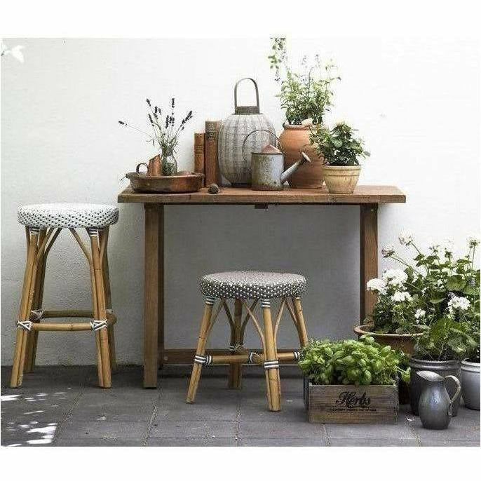 Sika-Design Affaire Simone Rattan Counter Stool, Stackable, Indoor/Covered Outdoor-Counter Stools-Sika Design-Heaven's Gate Home, LLC