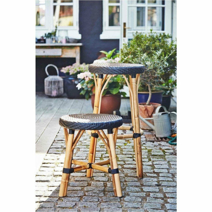 Sika-Design Affaire Simone Rattan Counter Stool, Stackable, Indoor/Covered Outdoor-Counter Stools-Sika Design-Heaven's Gate Home, LLC