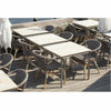 Sika-Design Affaire Madeleine Bistro Arm Chair, Stackable, Indoor/Covered Outdoor-Dining Chairs-Sika Design-Heaven's Gate Home, LLC