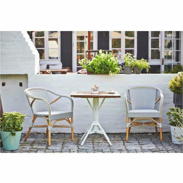 Sika-Design Affaire Madeleine Bistro Arm Chair, Stackable, Indoor/Covered Outdoor-Dining Chairs-Sika Design-Heaven's Gate Home, LLC