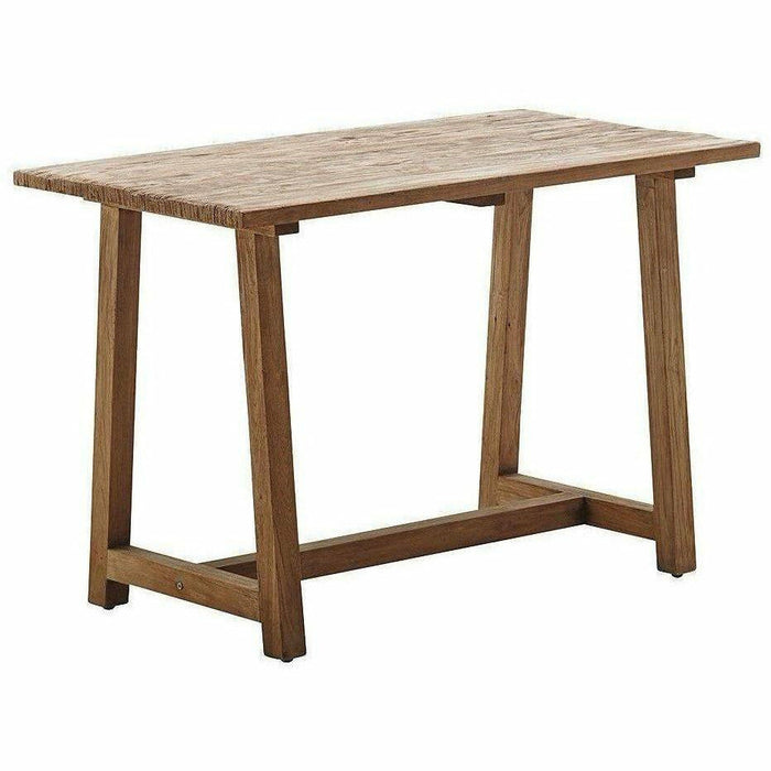 Sika-Design Teak Lucas Recycled Wood Desk, Natural, Indoor-Desks-Sika Design-Heaven's Gate Home, LLC