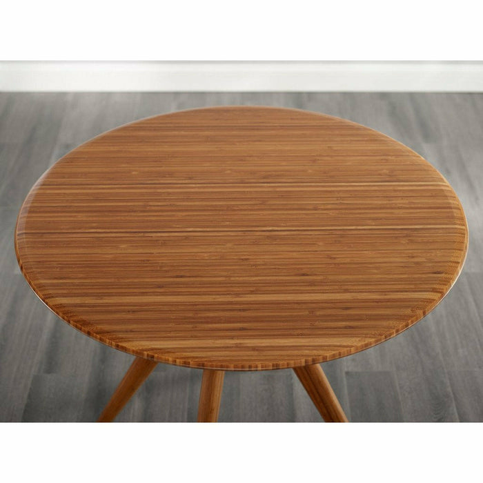 Greenington Sitka 36" Bamboo Round Dining Table, Amber