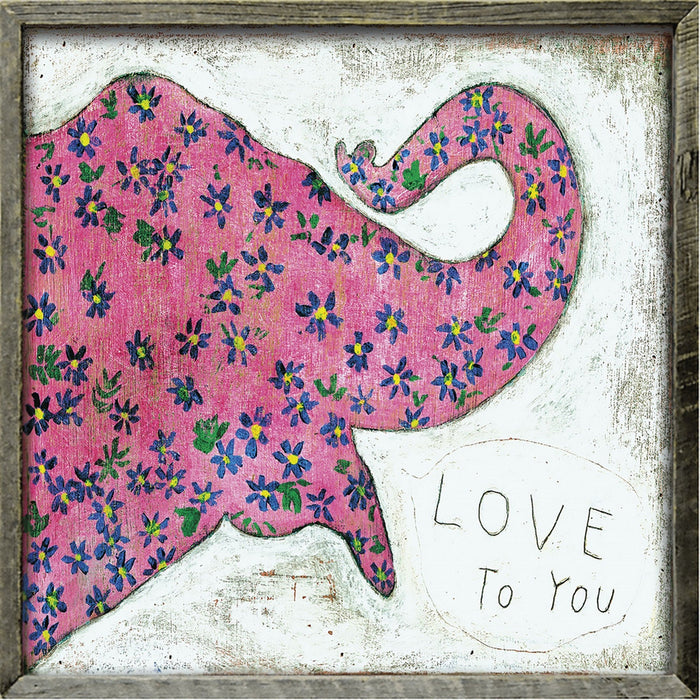 Sugarboo & Co. Pink Elephant Art Print
