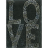 Sugarboo & Co. L-O-V-E in Black, Art Print
