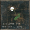 Sugarboo & Co. Little White Flower for the One I Love Art Print