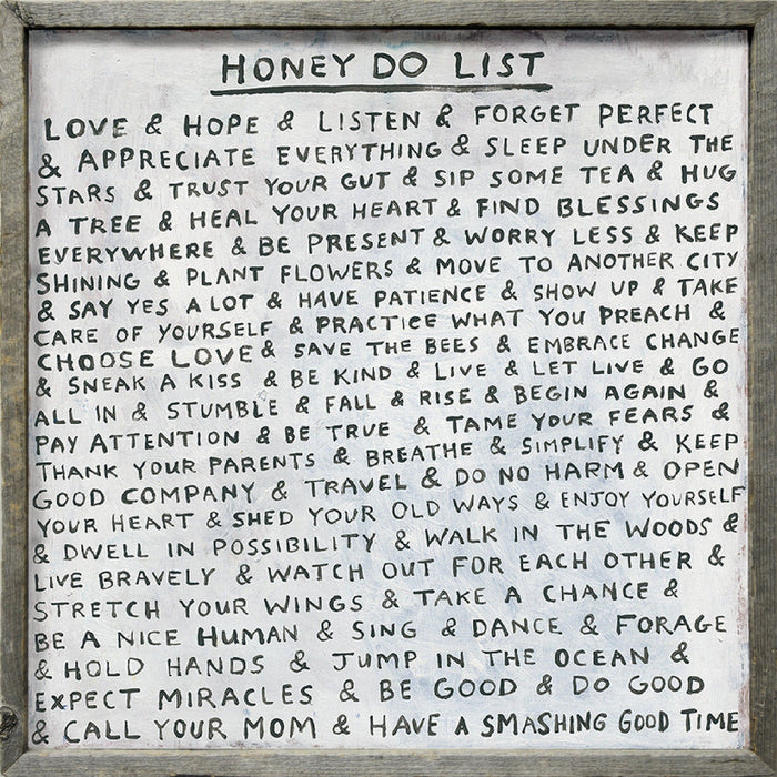 Sugarboo & Co. Honey Do List Art Print