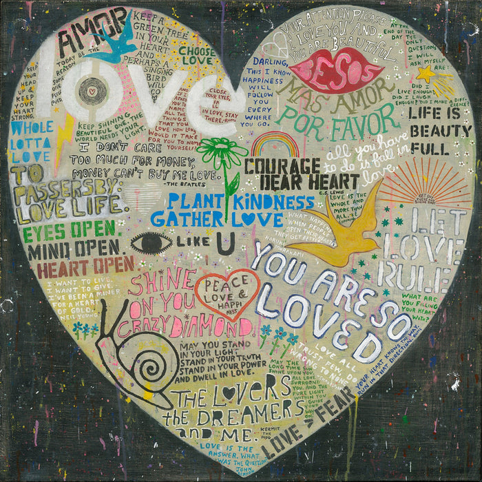 Sugarboo & Co. Choose Love (Black) Art Print