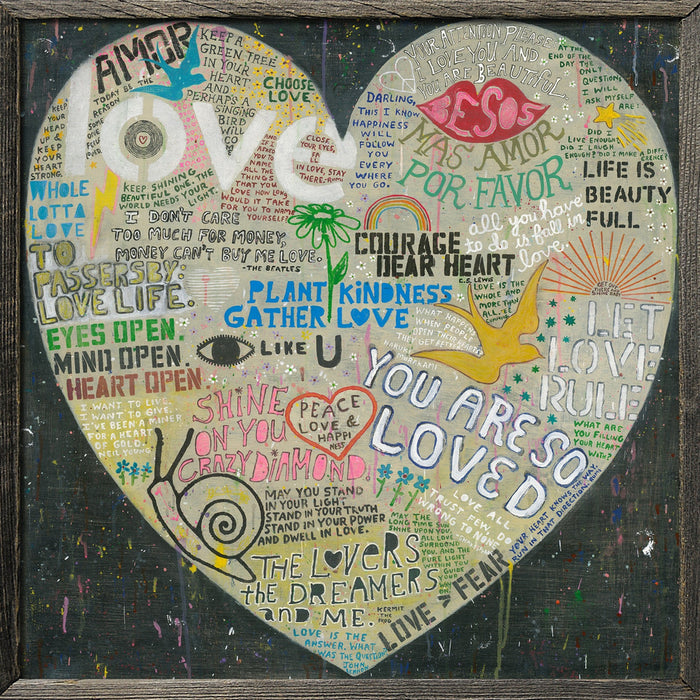 Sugarboo & Co. Choose Love (Black) Art Print