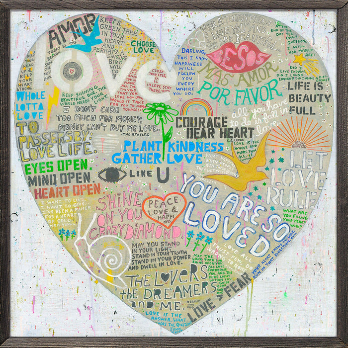 Sugarboo & Co. Choose Love (White) Art Print