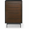 Greenington Park Avenue Solid Moso Bamboo 4 Drawer High Chest, Ruby