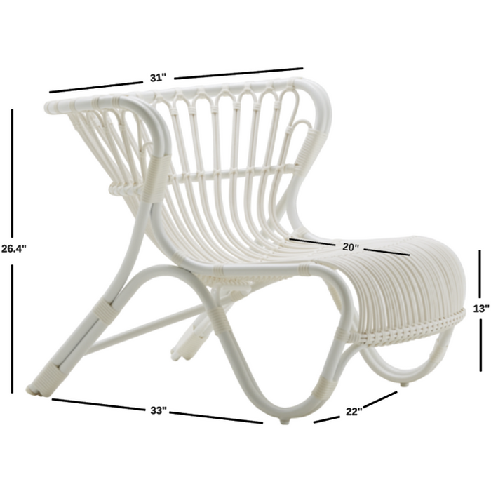 Sika-Design Exterior Fox Lounge Chair, Outdoor-Lounge Chairs-Sika Design-Heaven's Gate Home, LLC
