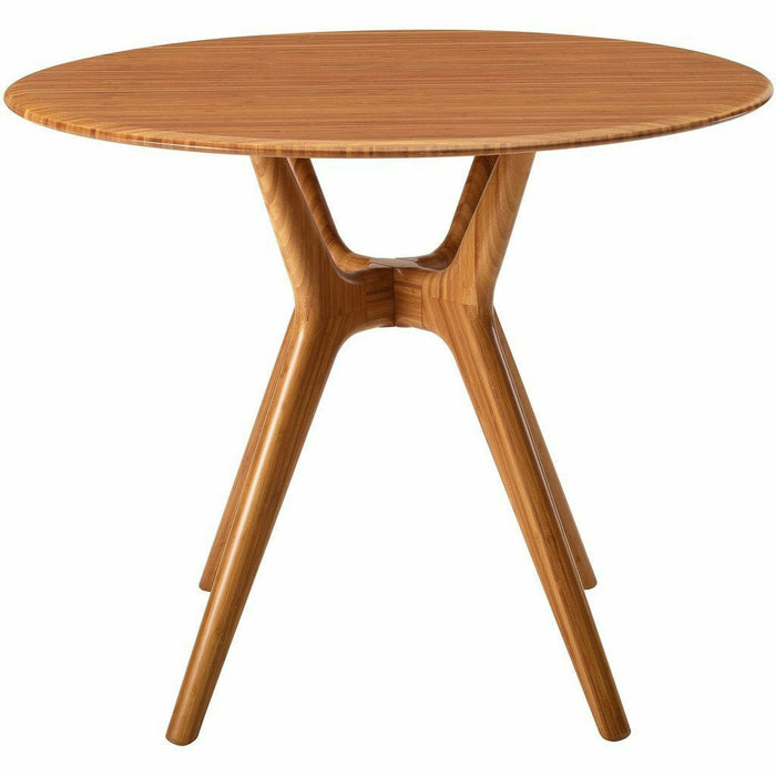Greenington Sitka 36" Bamboo Round Dining Table, Amber