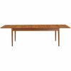 Greenington Erikka Solid Bamboo Double-Leaves Extensible Dining Table, Amber