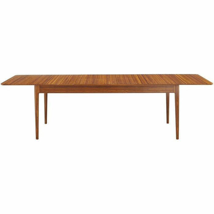 Greenington Erikka Solid Bamboo Double-Leaves Extensible Dining Table, Amber