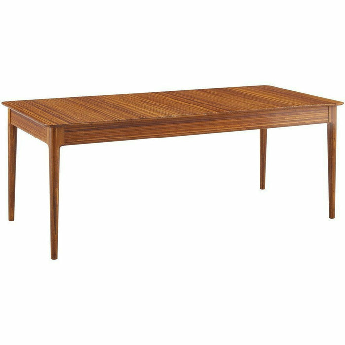 Greenington Erikka Solid Bamboo Double-Leaves Extensible Dining Table, Amber