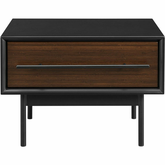 Greenington Park Avenue Solid Moso Bamboo 1 Drawer Nightstand, Ruby