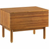 Greenington Ventura Solid Moso Bamboo 1 Drawer Nightstand, Amber