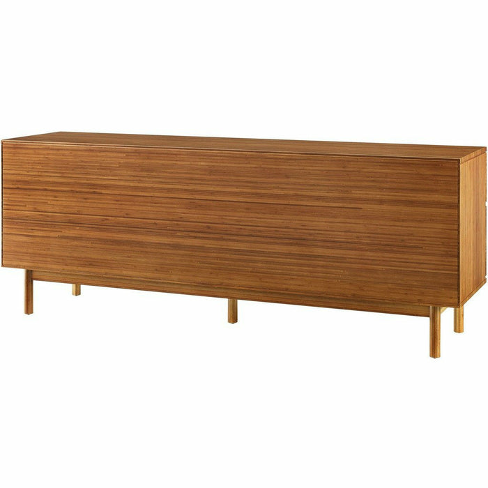 Greenington Ventura Solid Moso Bamboo 4 Drawer Double Dresser, Amber