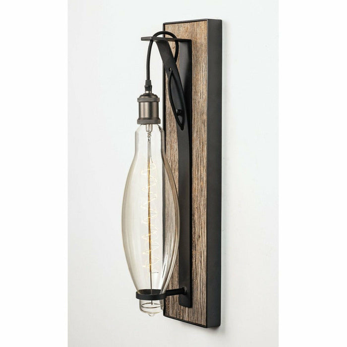 Carroll by Design The Row - Large Gray Barnwood Sconce-annieandel