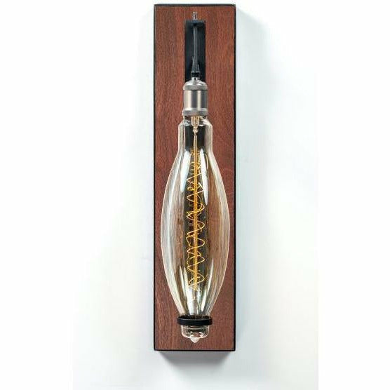 Carroll by Design The Row - Large Rosita Walnut Sconce-annieandel