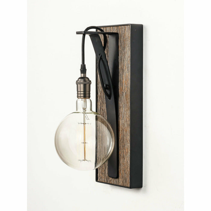 Carroll by Design The Row - Small Gray Barnwood Sconce-annieandel