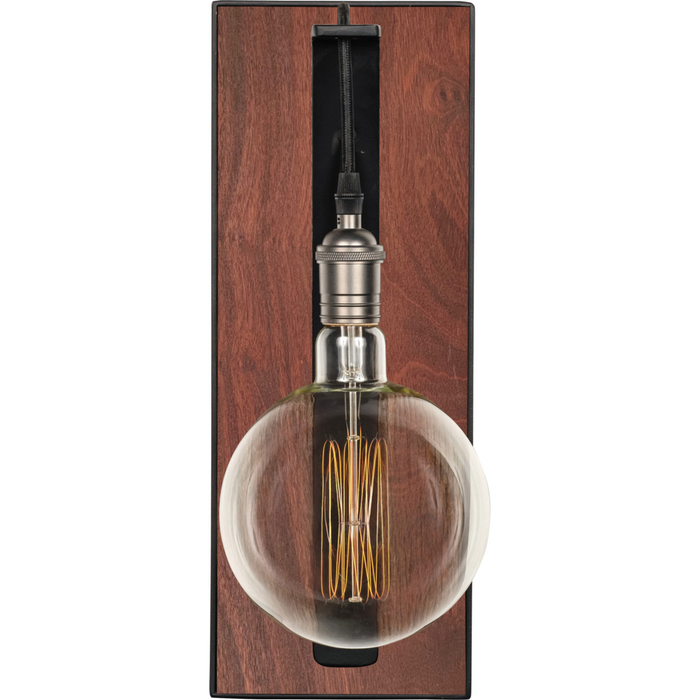 Carroll by Design The Row - Small Rosita Walnut Sconce-annieandel