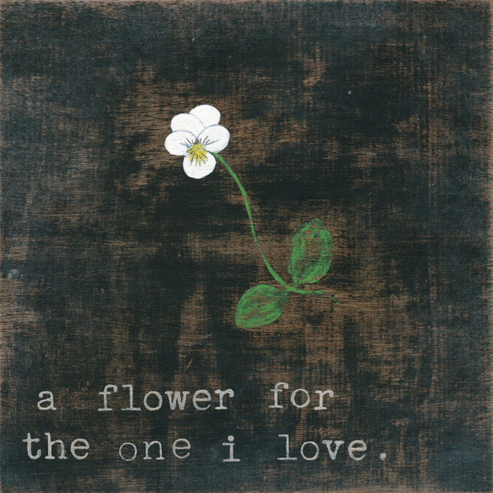 Sugarboo & Co. Little White Flower for the One I Love Art Print