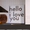 Sugarboo & Co. Hello I Love You Art Print