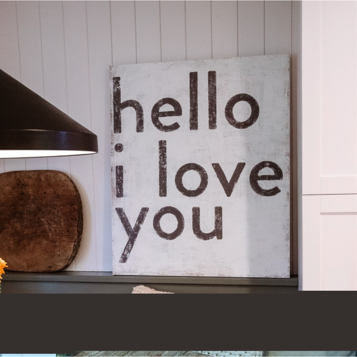 Sugarboo & Co. Hello I Love You Art Print