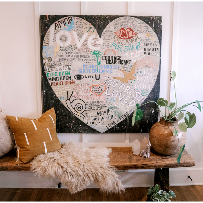 Sugarboo & Co. Choose Love (Black) Art Print