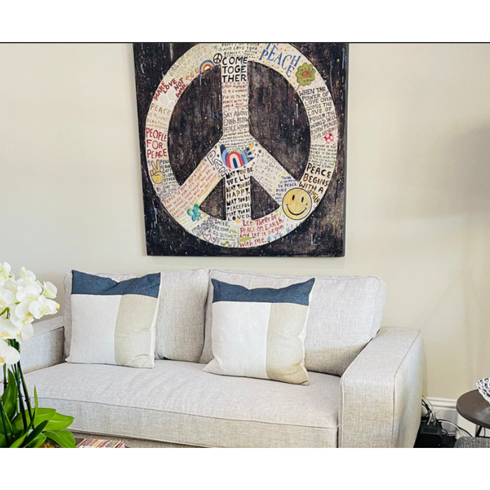 Sugarboo & Co. Choose Peace (Black) Art Print