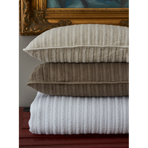 TL at Home Clare Cotton Seersucker Stone Washed Coverlet and/or Sham