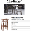 Sika-Design Originals Salsa Bar Stool, Antique, Indoor-Bar Stools-Sika Design-Antique-Heaven's Gate Home, LLC