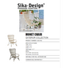Sika-Design Exterior Monet Lounge Chair and/or Stool, Outdoor-Lounge Chairs-Sika Design-Heaven's Gate Home, LLC