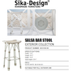 Sika-Design Exterior Salsa Bar Stool, Dove White, Outdoor-Bar Stools-Sika Design-Dove White-Heaven's Gate Home, LLC
