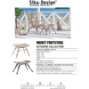 Sika-Design Exterior Monet Lounge Chair and/or Stool, Outdoor-Lounge Chairs-Sika Design-Heaven's Gate Home, LLC