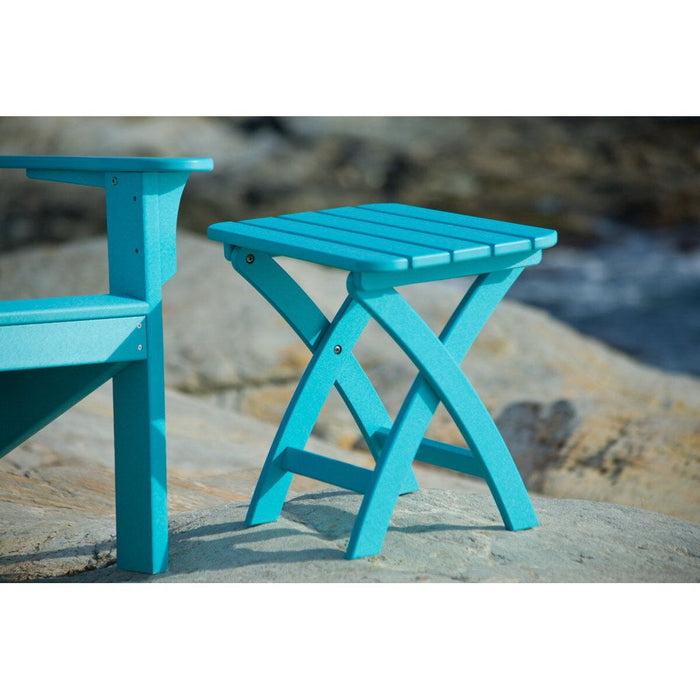 Seaside Casual Coastline Harbor View Folding Side Table (321)